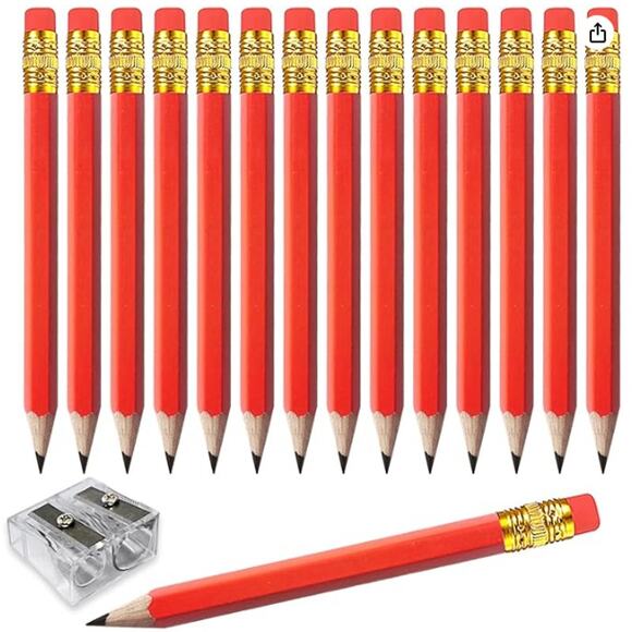 Six (6) Memo Size 6'' x 9'' Clipboards and 25pcs Pocket Pencils with erasers - Picture 2 of 7